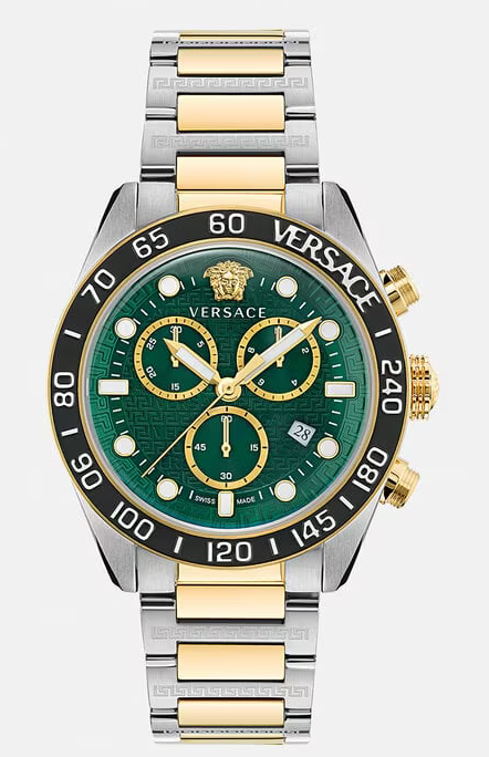 Review Fake Versace Greca Dome Chrono Watch PVE6K004-P0023 luxury watch